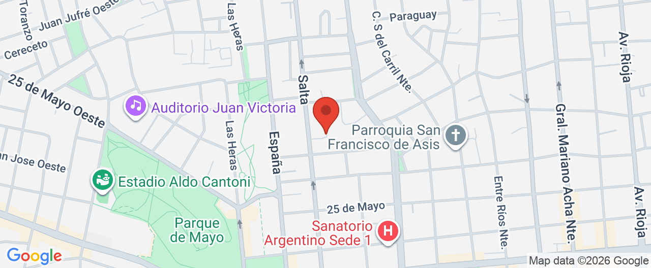 Mapa de la ubicación