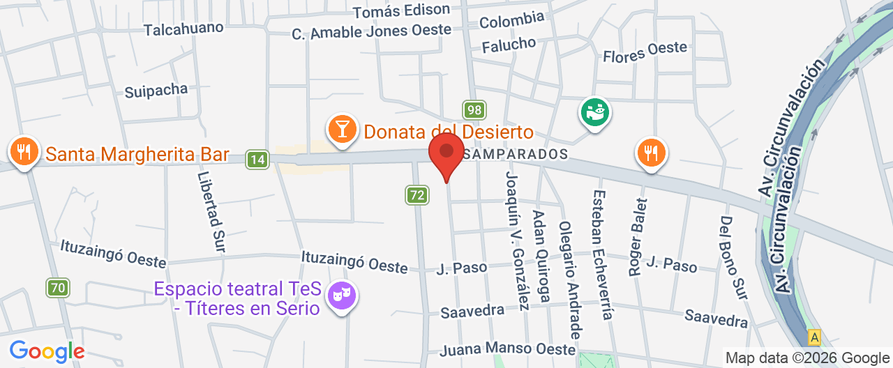 Mapa de la ubicación