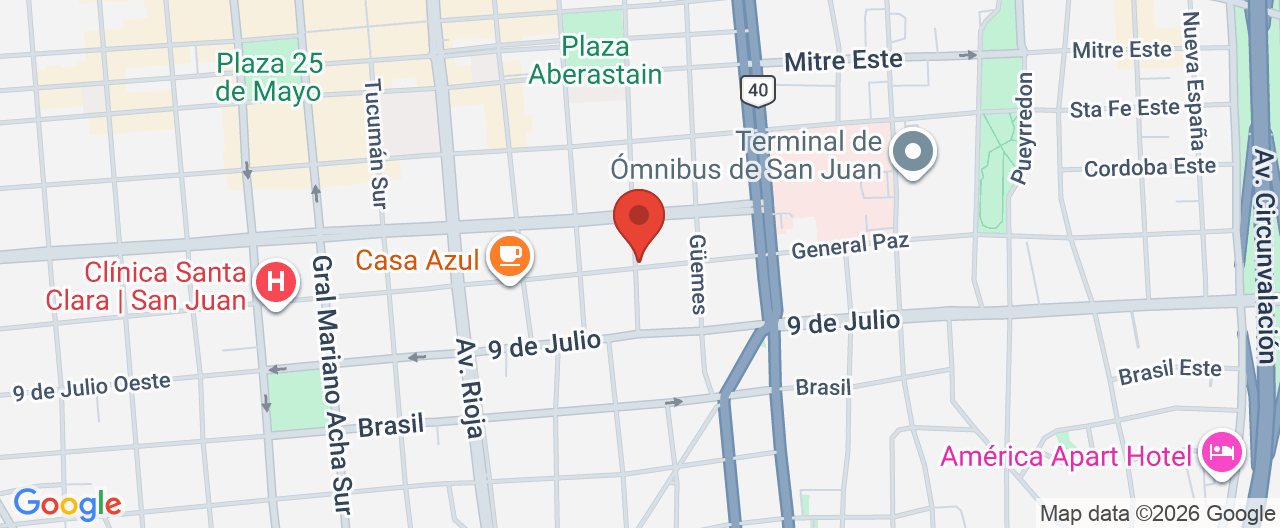 Mapa de la ubicación
