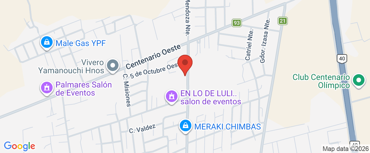 Mapa de la ubicación