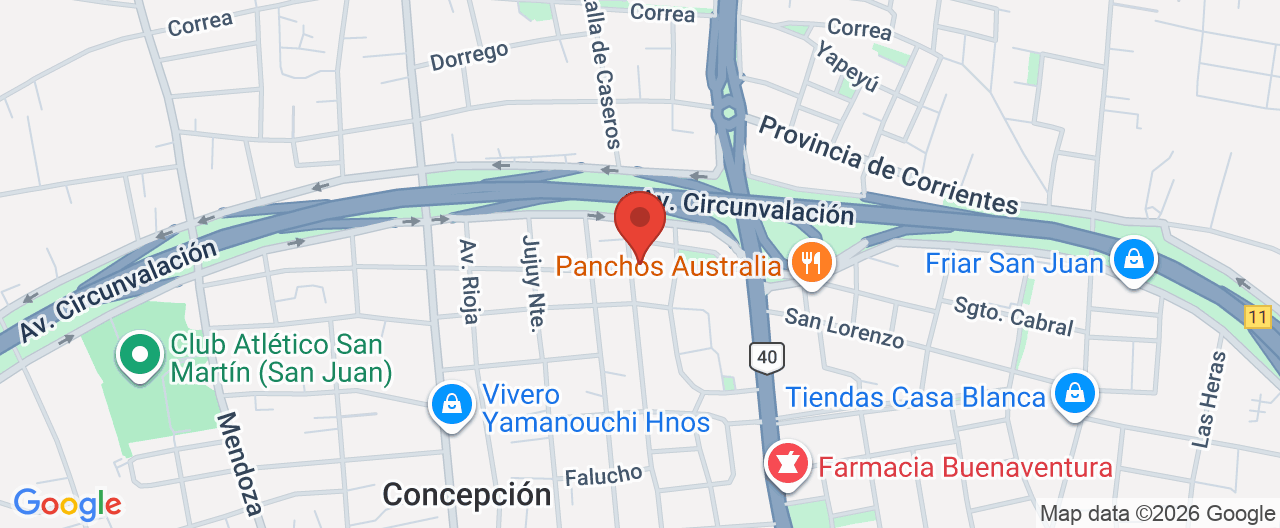 Mapa de la ubicación