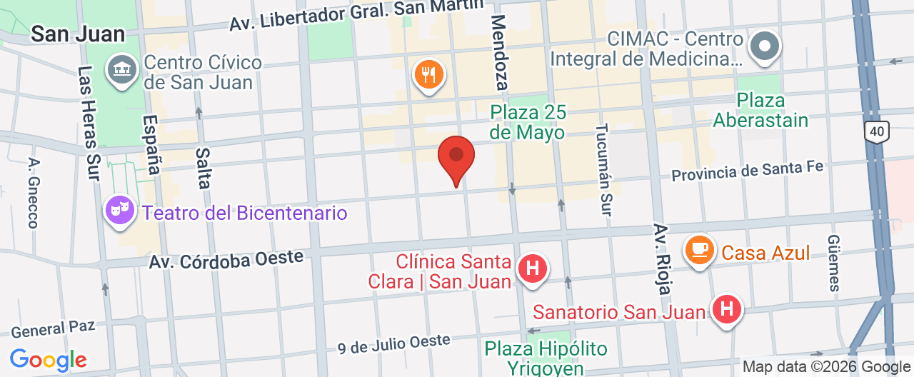 Mapa de la ubicación