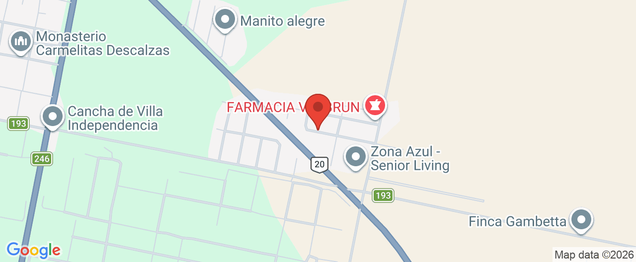 Mapa de la ubicación
