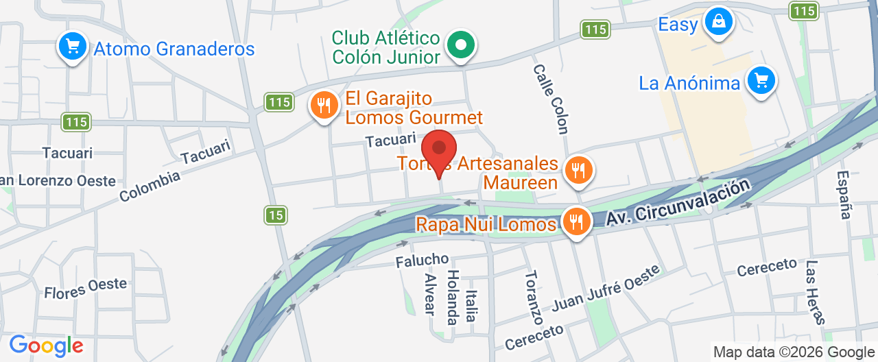 Mapa de la ubicación