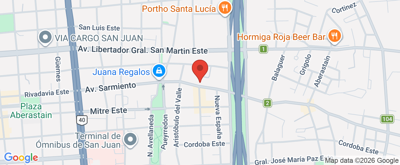 Mapa de la ubicación