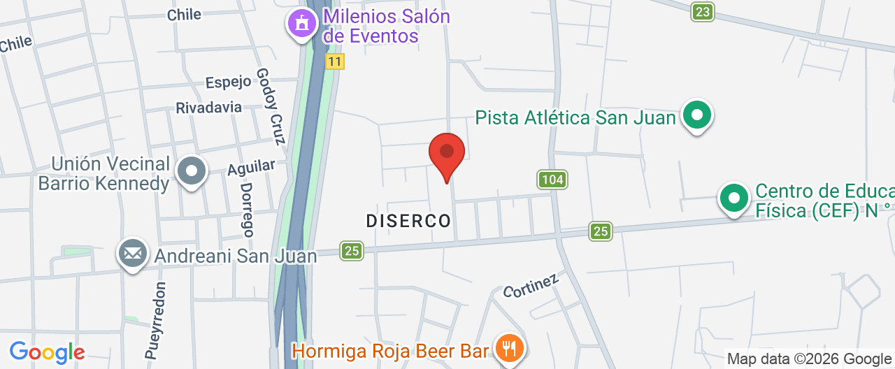 Mapa de la ubicación