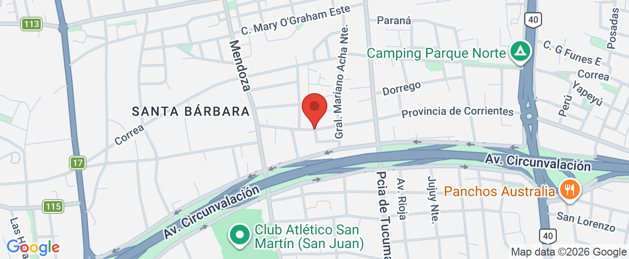 Mapa de la ubicación