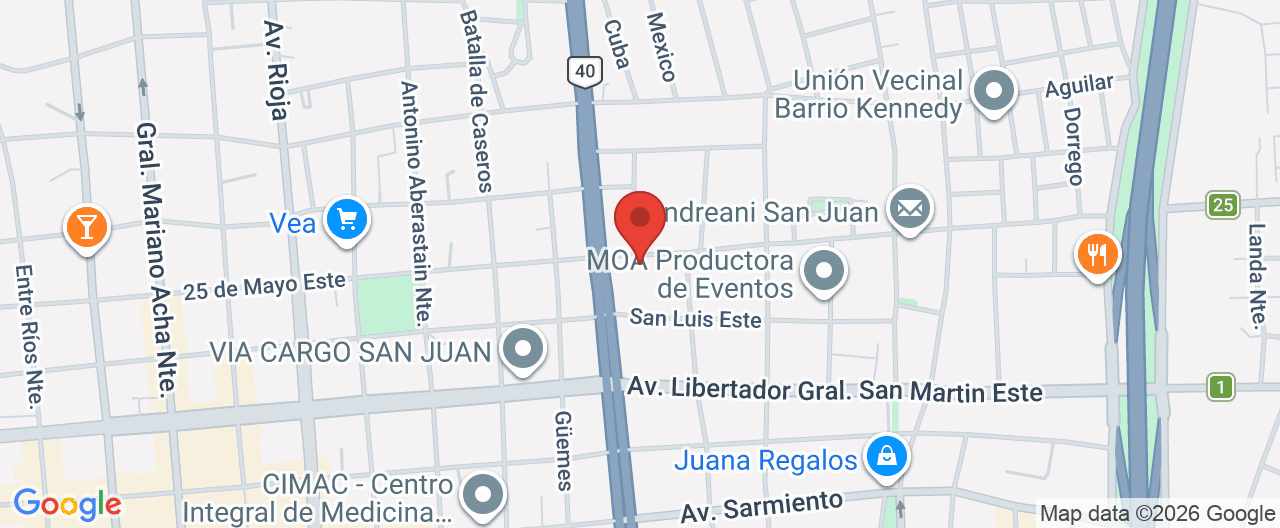 Mapa de la ubicación