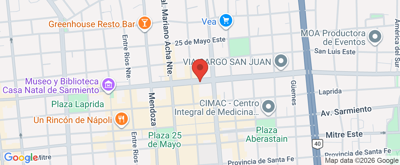 Mapa de la ubicación