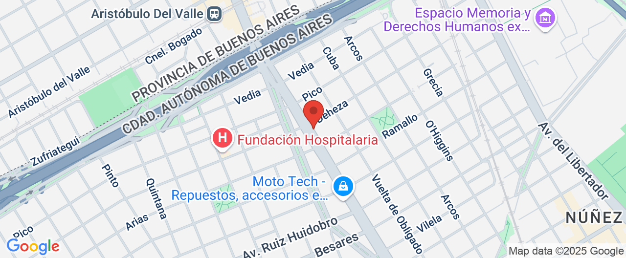 Mapa de la ubicación