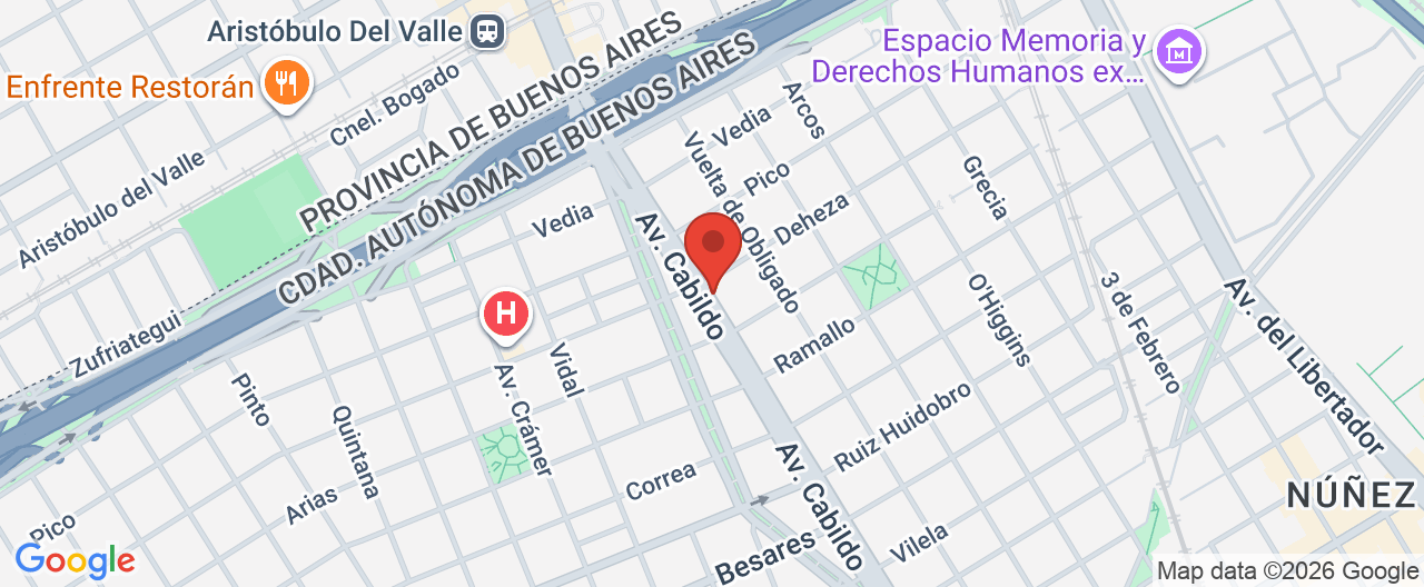 Mapa de la ubicación