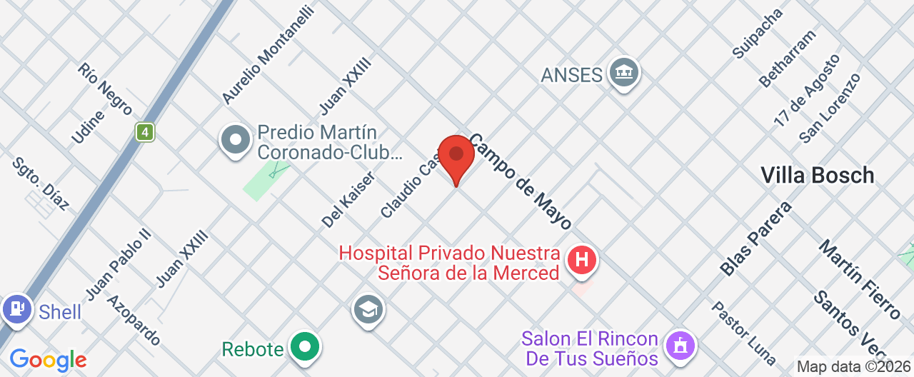 Mapa de la ubicación