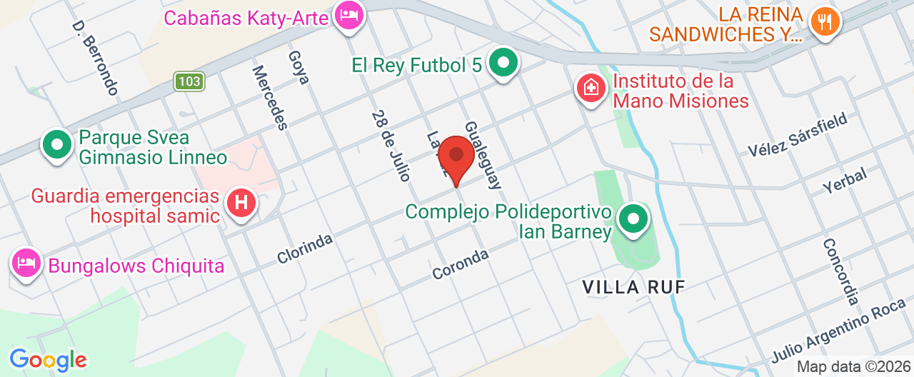 Mapa de la ubicación