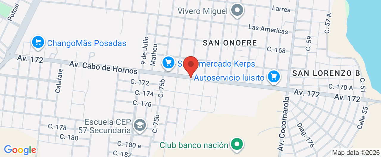 Mapa de la ubicación