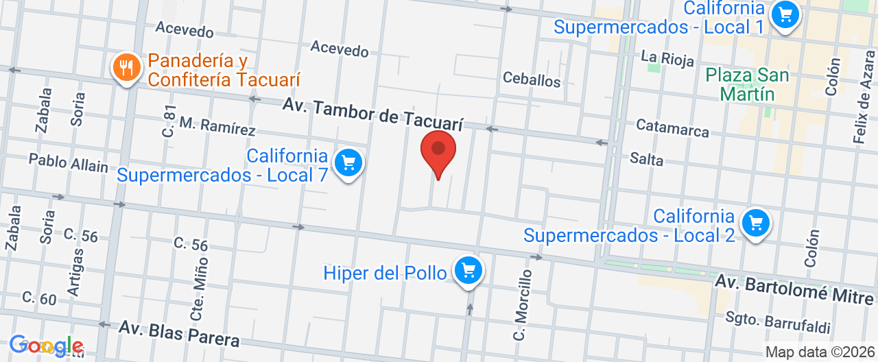 Mapa de la ubicación
