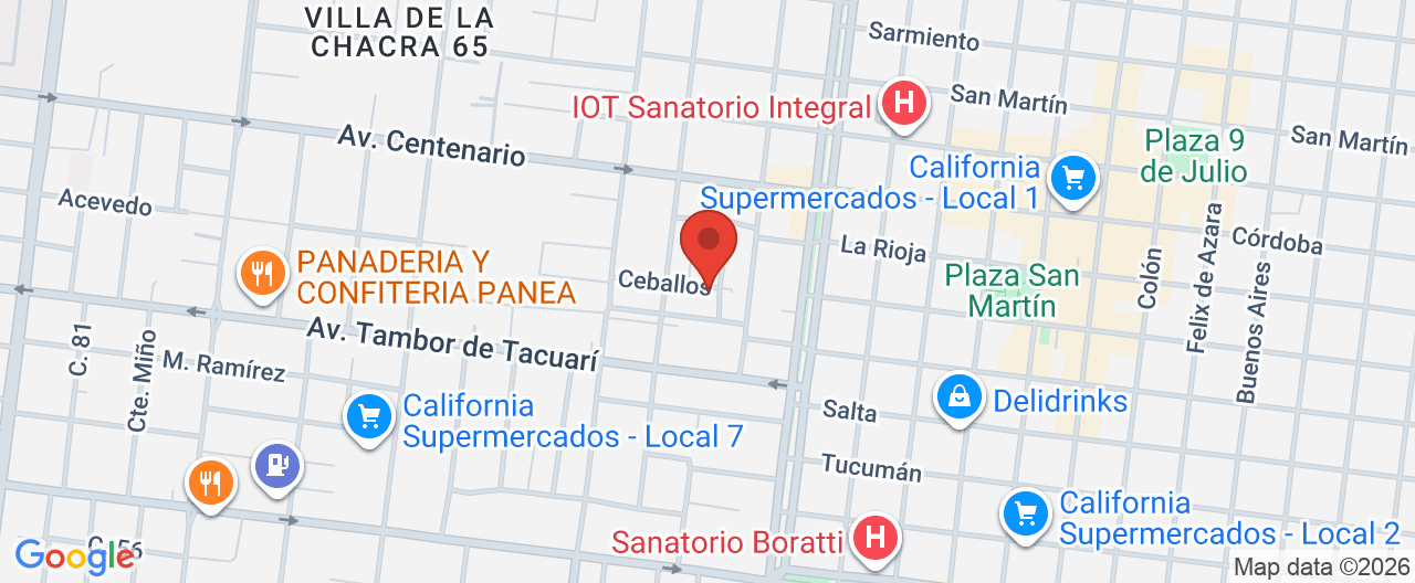Mapa de la ubicación