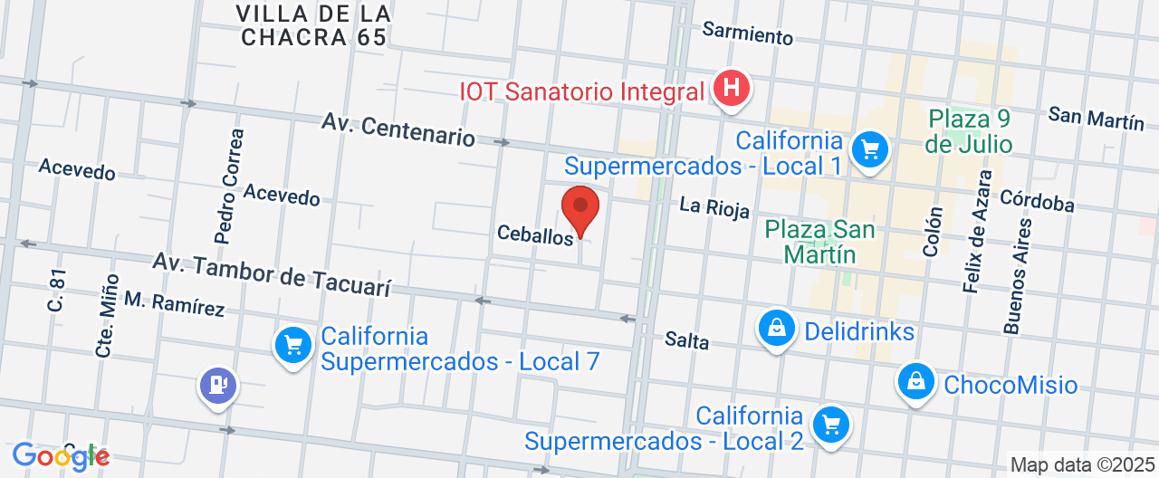 Mapa de la ubicación