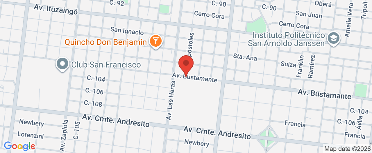 Mapa de la ubicación