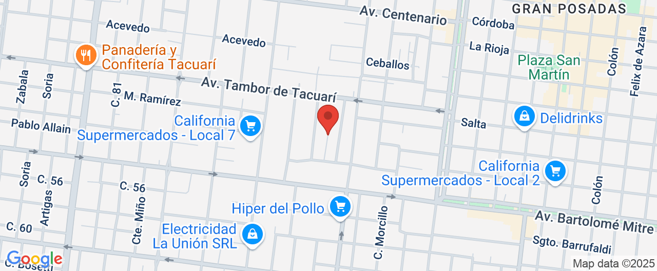 Mapa de la ubicación