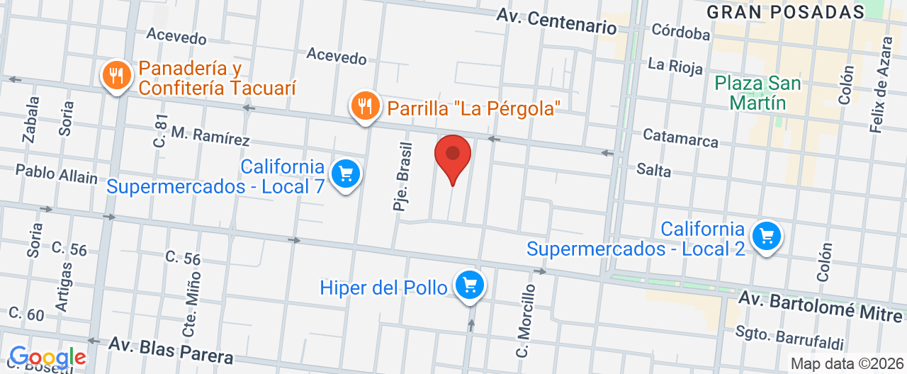 Mapa de la ubicación