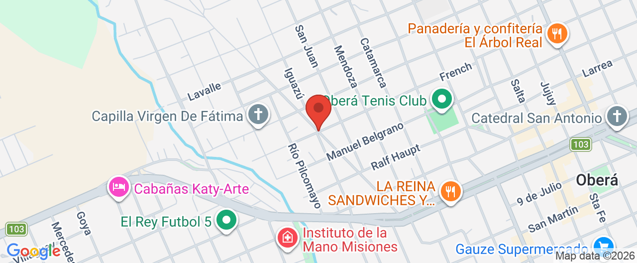 Mapa de la ubicación