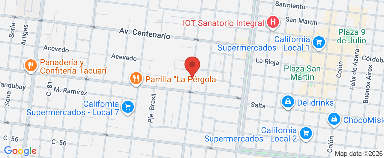 Mapa de la ubicación