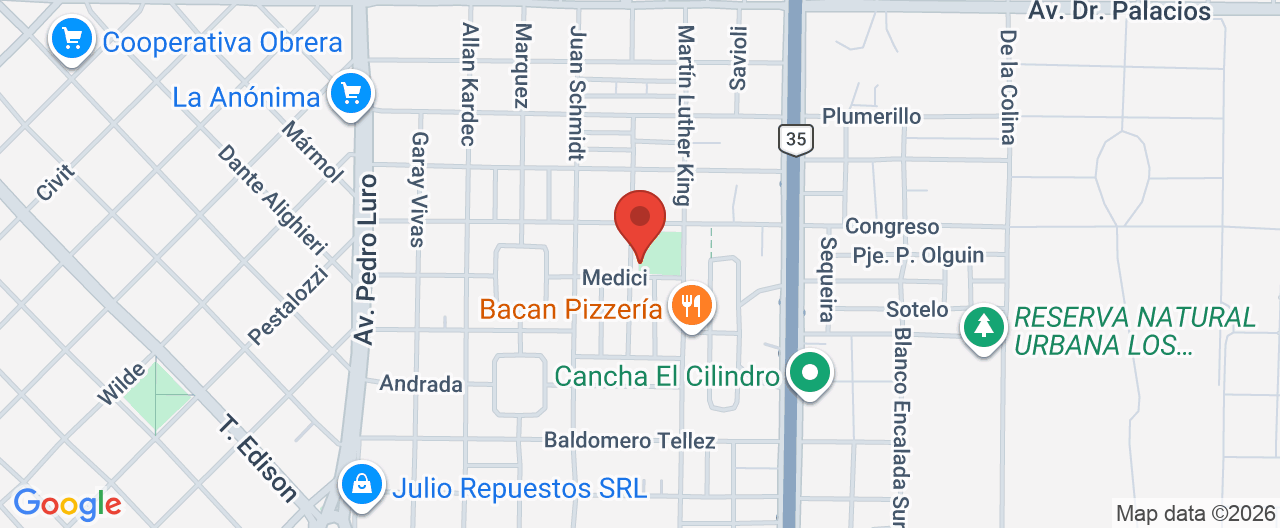 Mapa de la ubicación
