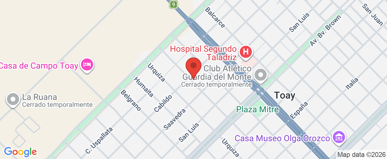 Mapa de la ubicación