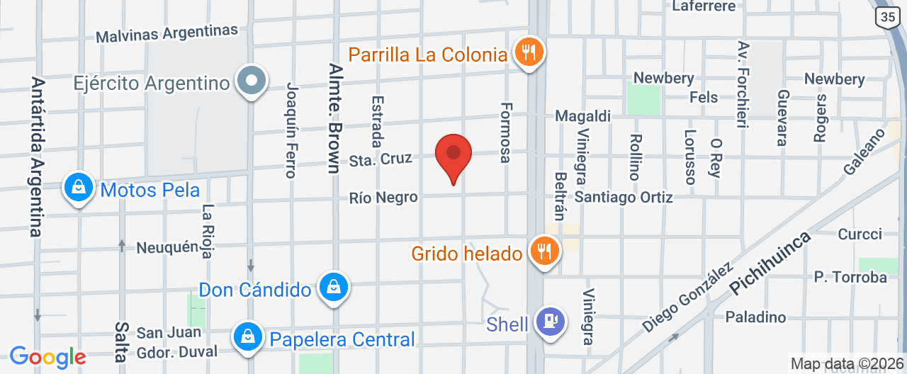 Mapa de la ubicación