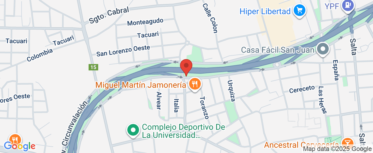 Mapa de la ubicación