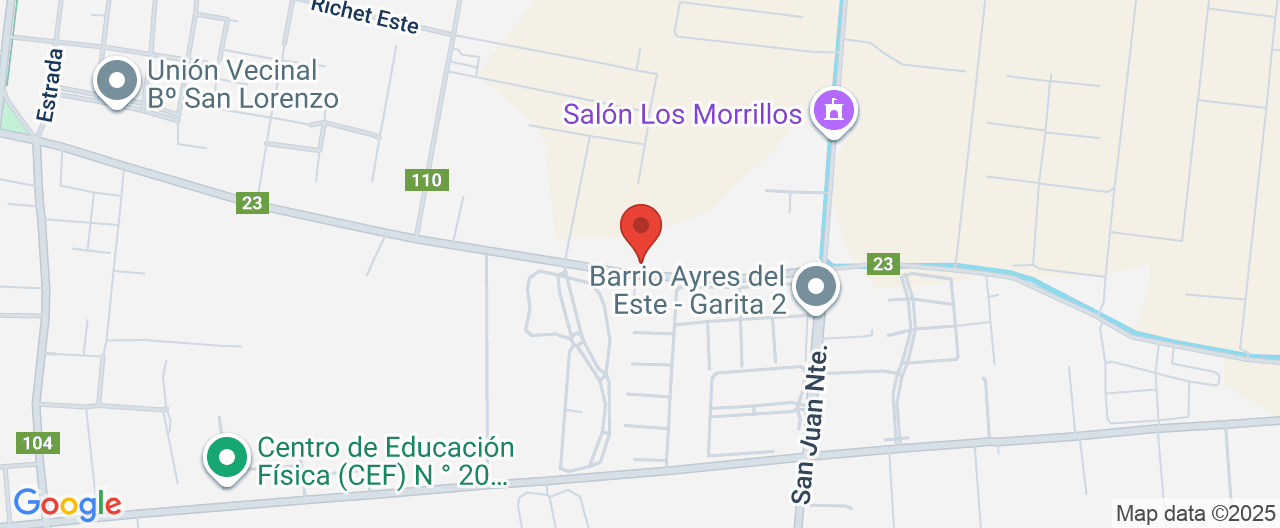 Mapa de la ubicación