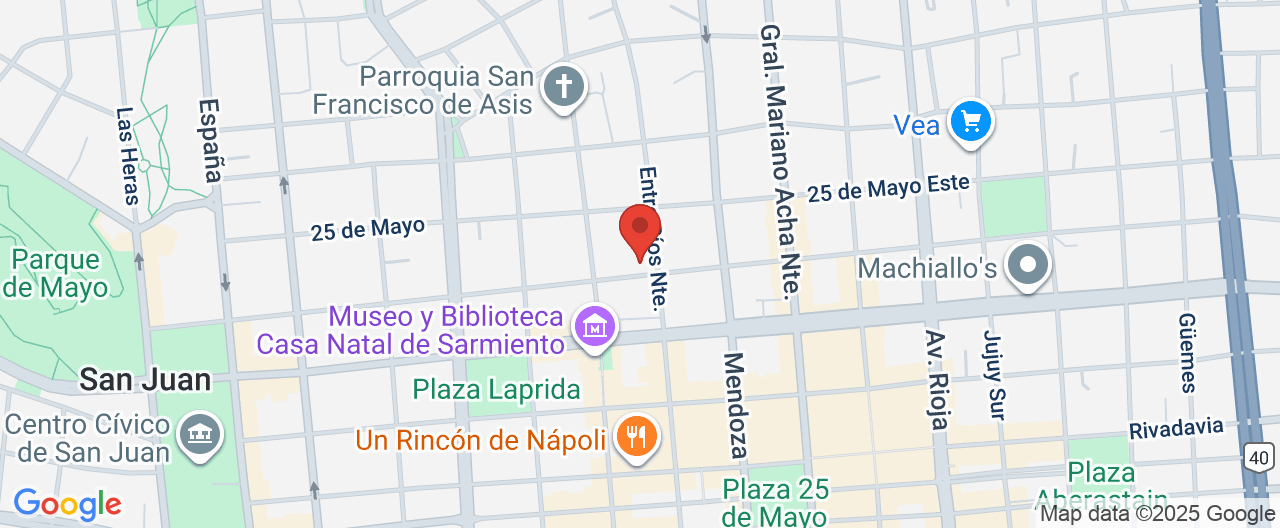 Mapa de la ubicación