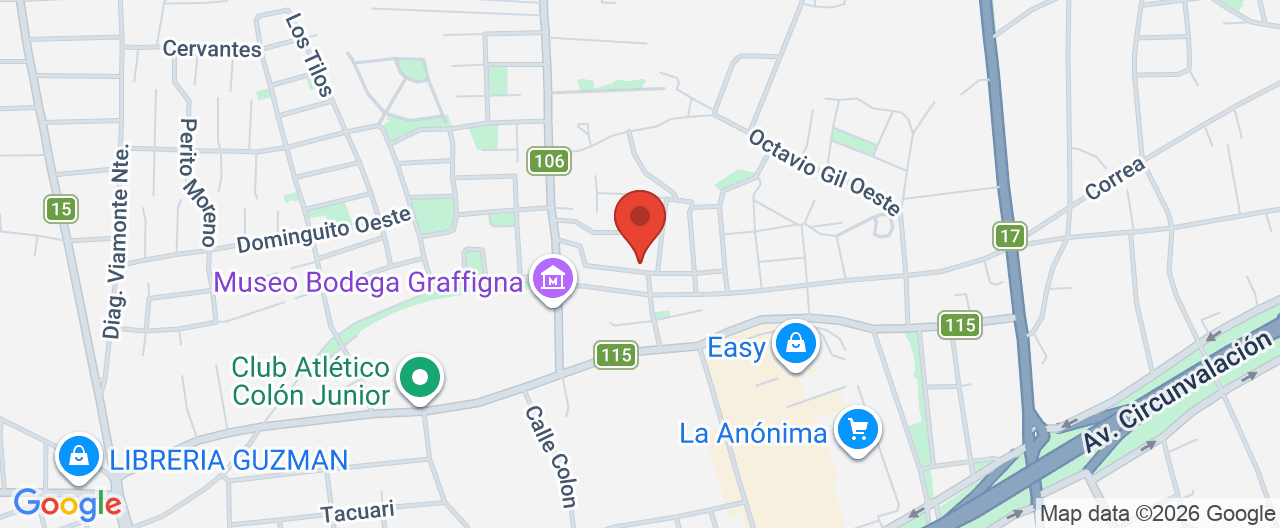 Mapa de la ubicación