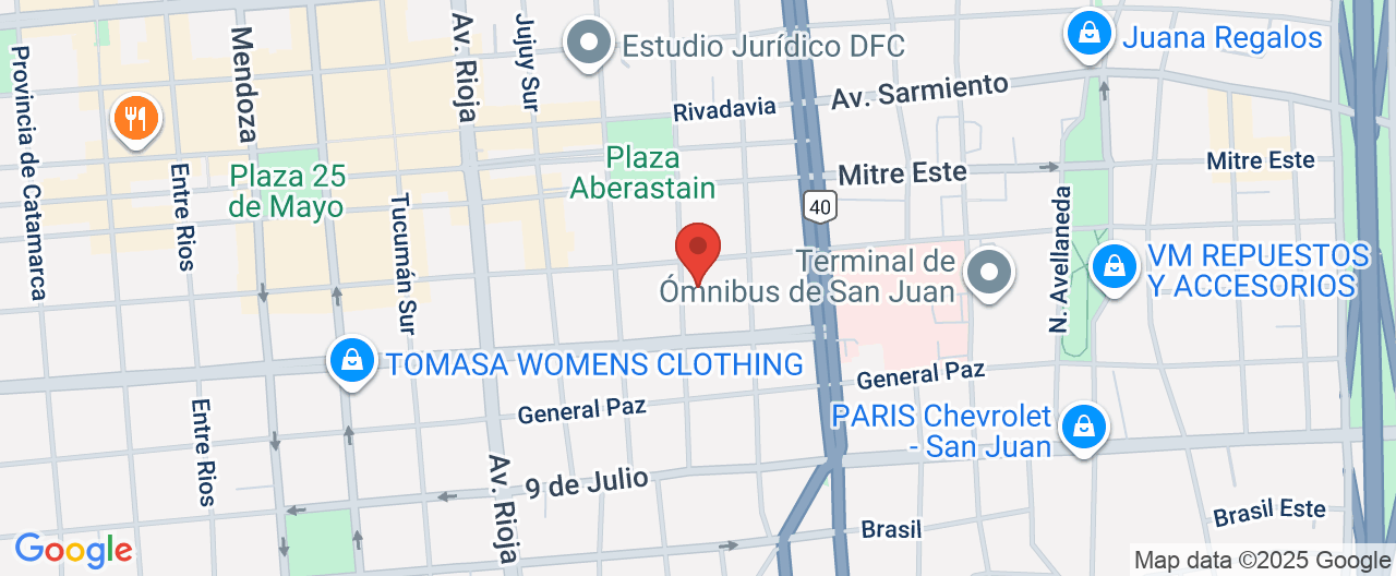 Mapa de la ubicación