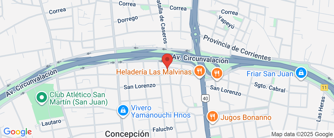 Mapa de la ubicación