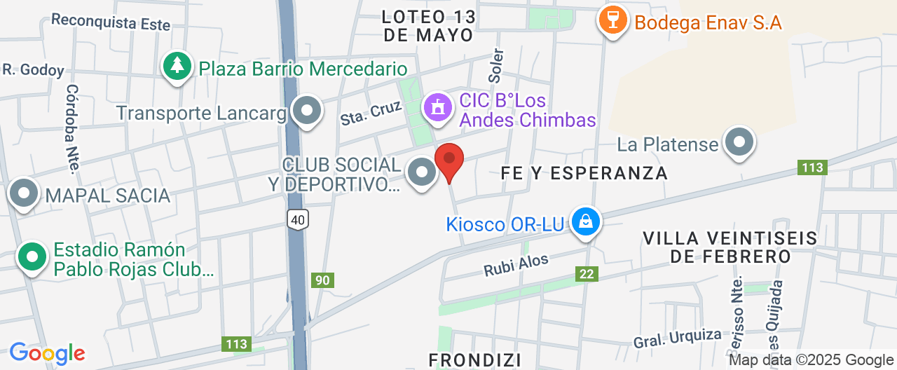 Mapa de la ubicación