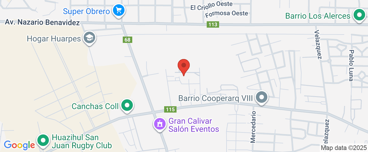 Mapa de la ubicación