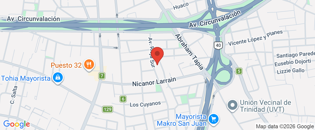 Mapa de la ubicación