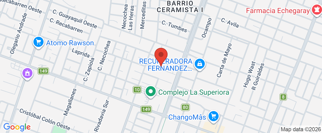 Mapa de la ubicación