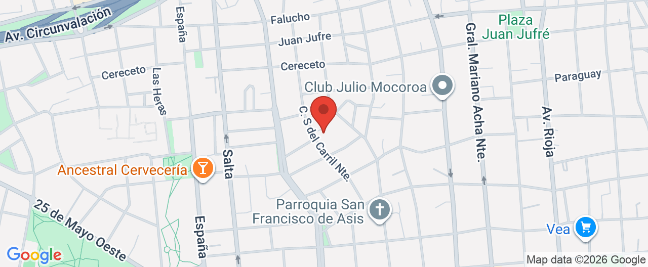 Mapa de la ubicación