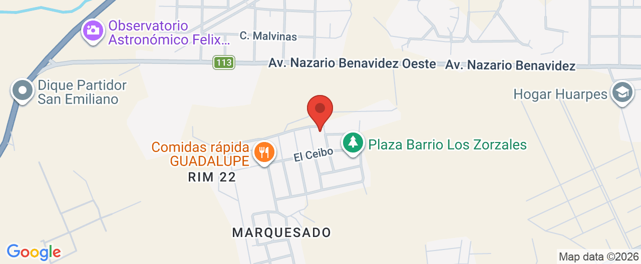 Mapa de la ubicación