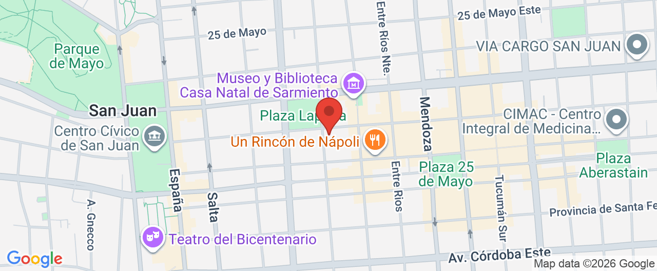 Mapa de la ubicación
