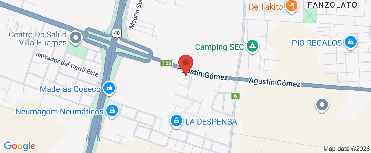 Mapa de la ubicación