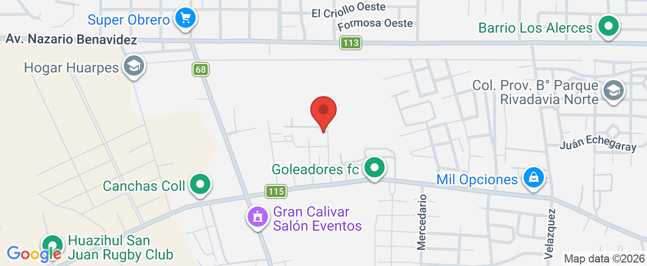 Mapa de la ubicación