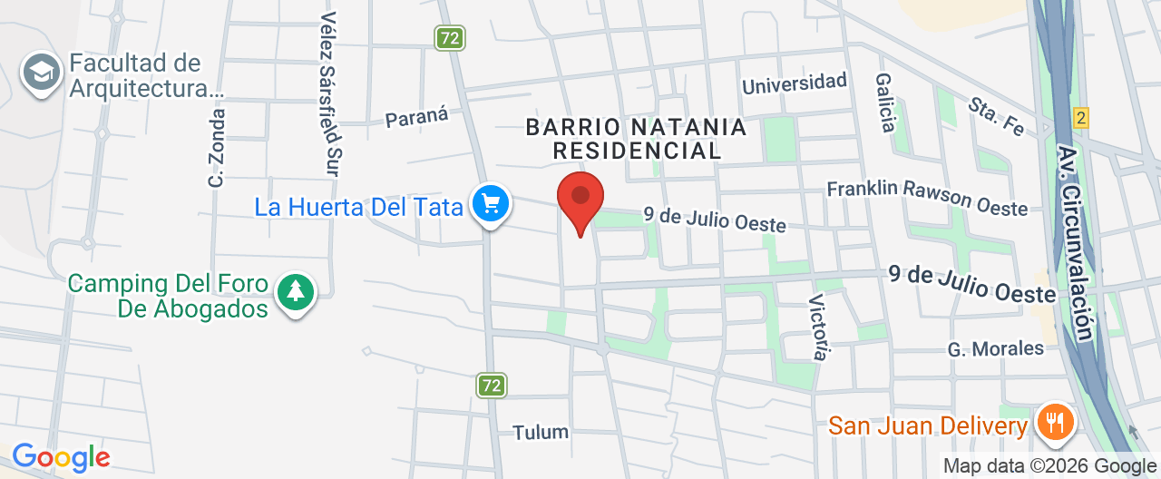 Mapa de la ubicación