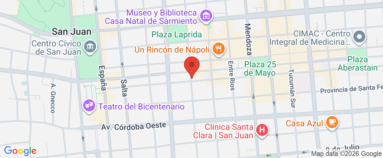 Mapa de la ubicación