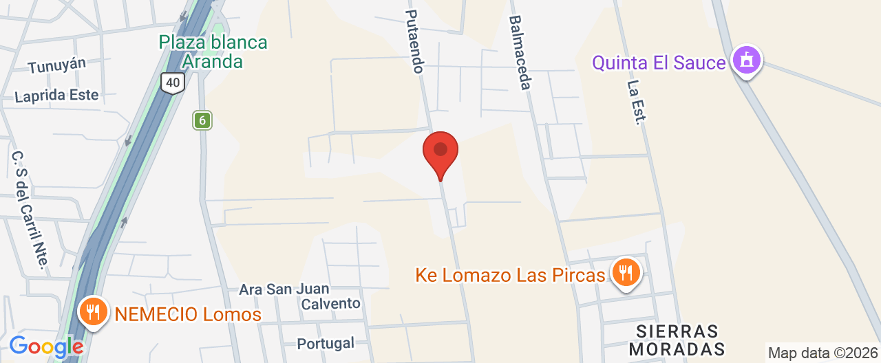 Mapa de la ubicación