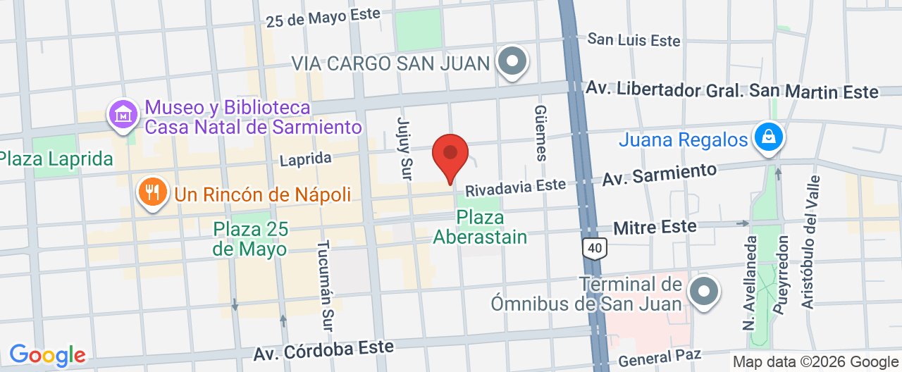Mapa de la ubicación