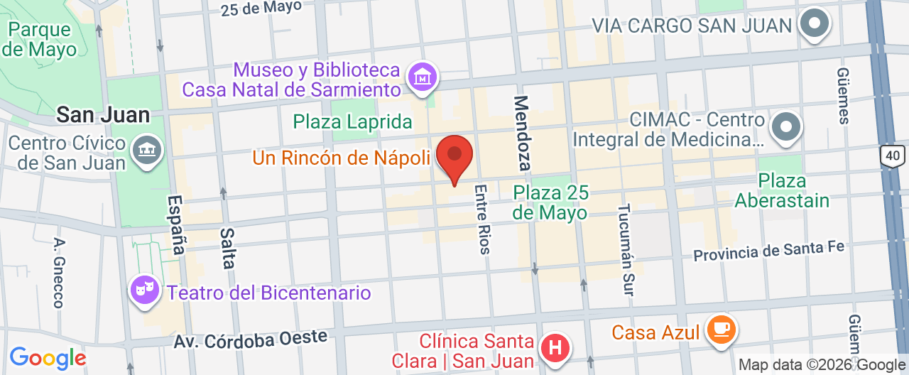 Mapa de la ubicación
