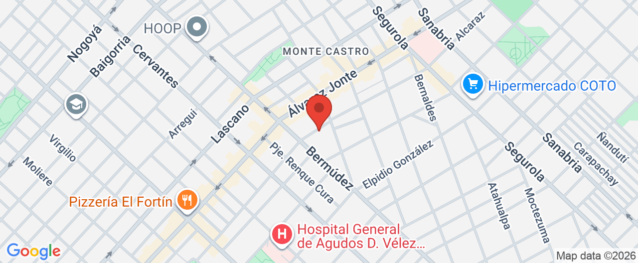 Mapa de la ubicación
